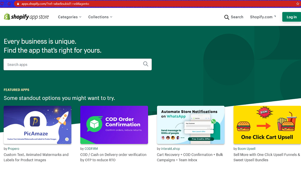 Shopify apps